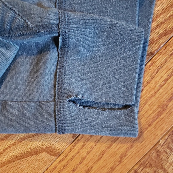 HOLLISTER HOODED SWEATSHIRT,  SIZE LARGE GRAY HOODIE - Picture 2 of 5